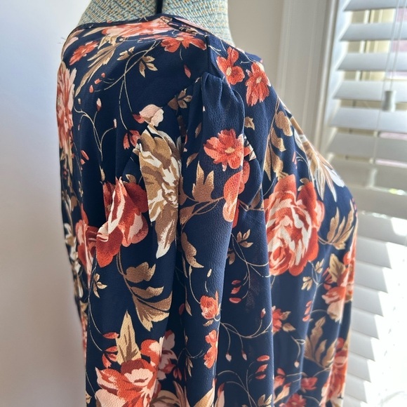 NWT BOOHOO FLORAL RUFFLE SHIFT DRESS SIZE US 20 - Picture 8 of 10